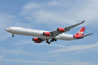 Virgin Airbus A340-600 G-VBLU No way BA/AA 