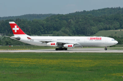 Swiss Airbus A340-300 HB-JMK