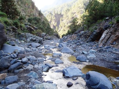 Water and boulders