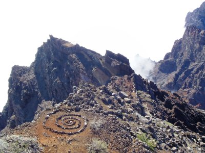 Spiral of stones