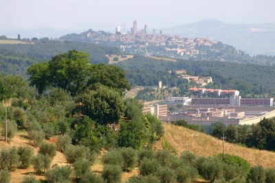 San Gimignano & a prison...