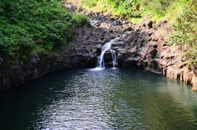 Many waterfalls and inviting pools