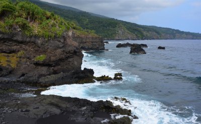 Rugged lava coast