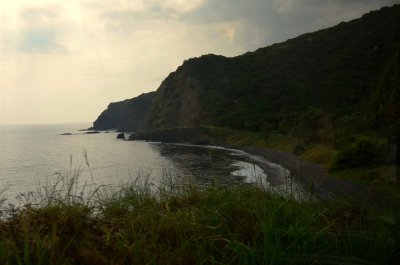 The Hana Highway - carved out of the cliffs