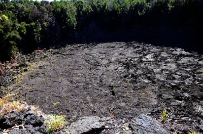 Kilauea lava chamber that collapsed during 1974 eruption