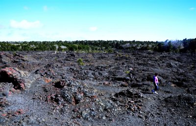 Kilauea lava flow from 1974 eruption