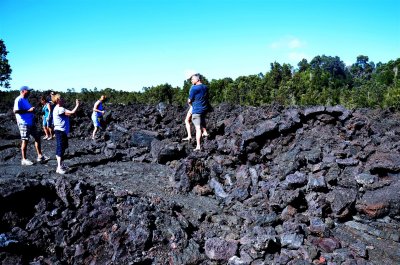 Kilauea lava flow from 1974 eruption