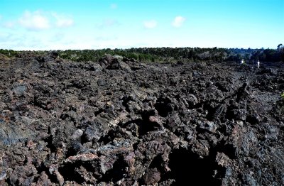 Kilauea lava flow from 1974 eruption