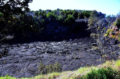 Kilauea lava chamber that collapsed during 1974 eruption
