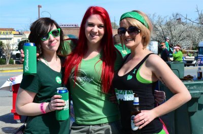 Havin' fun at St. Pat's in Five Points