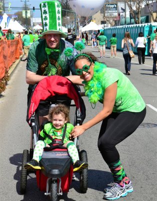 Havin' fun at St. Pat's in Five Points