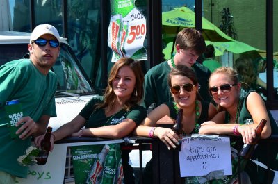 Havin' fun at St. Pat's in Five Points