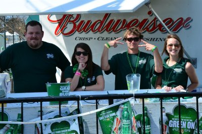 Havin' fun at St. Pat's in Five Points