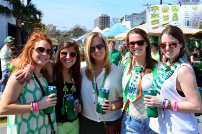 Havin' fun at St. Pat's in Five Points