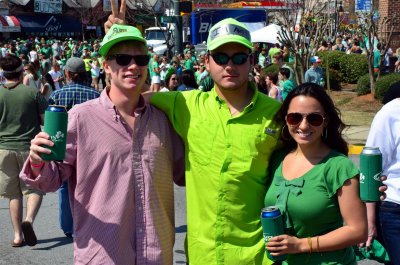 Havin' fun at St. Pat's in Five Points