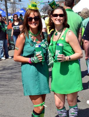 Havin' fun at St. Pat's in Five Points