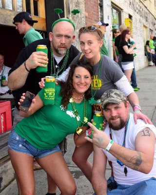 Havin' fun at St. Pat's in Five Points