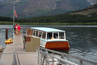 MT Glacier NP 062b Swiftcurrent Lake Boat.jpg