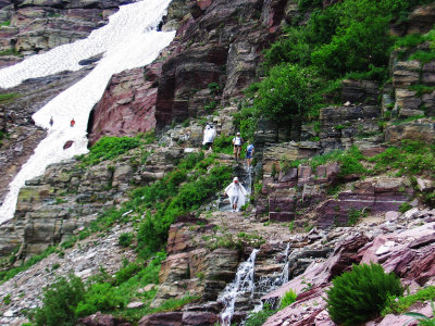 MT Glacier NP 073 Grinnell Glacier Trail Falls.JPG