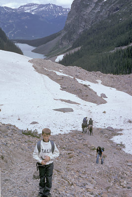 AB Banff NP Lake Louise Hike to Six Glaciers Teahouse 1 y1974 Donald.jpg