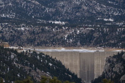 CO Rocky Mountains 03 Ski Train Route Dam with Iced Reservoir Lake.jpg