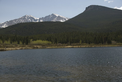 CO Rocky Mtn NP 06, 14,256 ft Longs Peak from Lily Lake.jpg