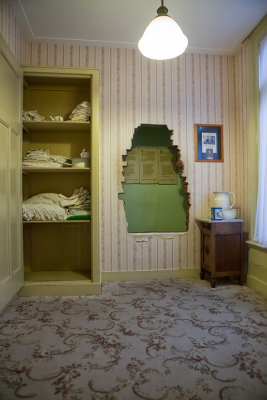 Corrie's bedroom and hiding place