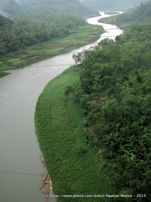 Meander of Citarum River