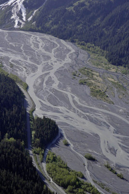 Flight over Seward region