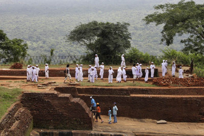 Sigiriya, the fourth terrace