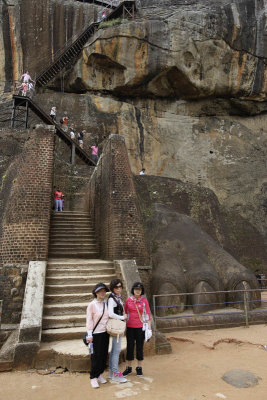 Sigirya, the steeps to the fourth terrace