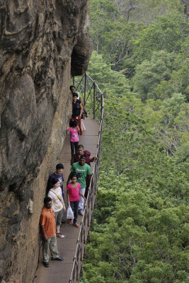 Sigirya, the path to the third terrace