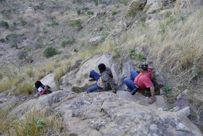 Going down after the visit of Abuna Yemata Guh Church