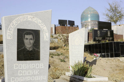Samarkand, cemetery at Shah-I-Zinda