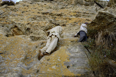 The climb to Abuna Yemata Guh Church