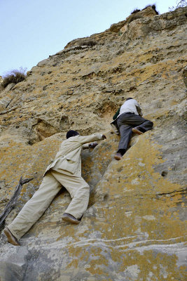 The climb to Abuna Yemata Guh Church