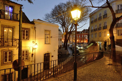 Corner between Escolas Gerais and S. Tomé Street