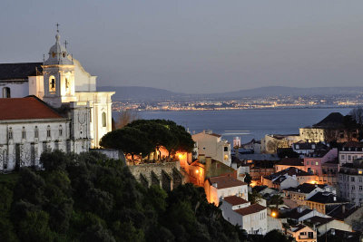 Graa Church from Senhora do Monte Lookout