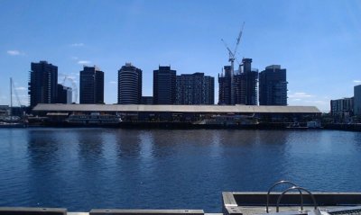 View of the city from the docks - Joey A