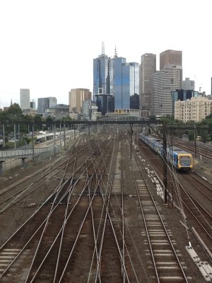 Train Departing from the city - Josh B