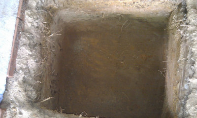 My suburb's soil has a very high clay content, which made for difficult digging