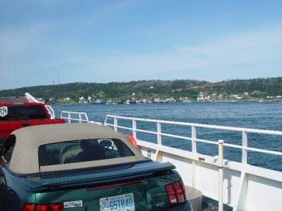 THIS WAS ONE OF THE TWO FERRIES USED TO GET TO THE WHALE WATCH AT BRIER'S ISLAND