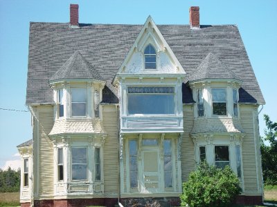 MANY OF THE OLD MANSION WERE BEING RENOVATED