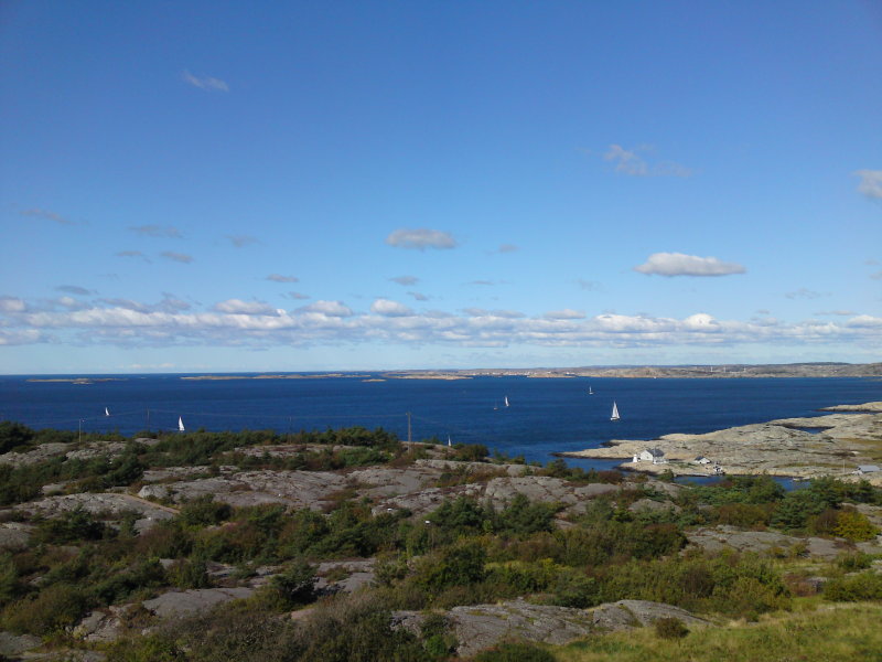 A view from Marstrand castle