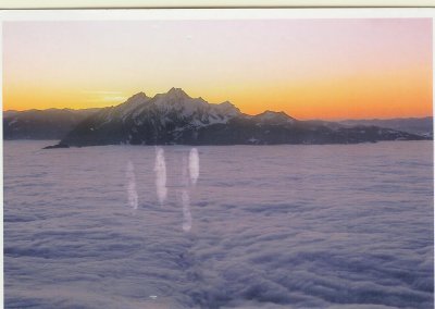 Swiss Alps and Sea of Mist