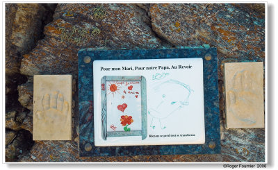 in memory of a husband and dad at Poulains
