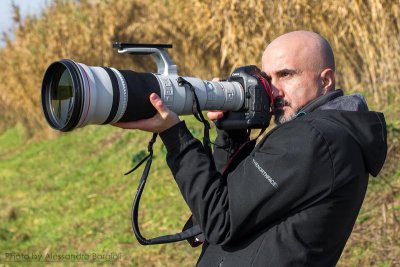 Daniele Occhiato and his brand new Canon 600 f4 IS USM II