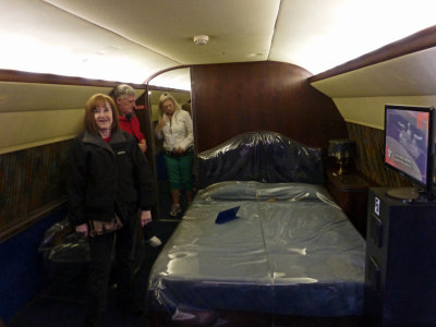 Bedroom on Elvis' Plane at Graceland