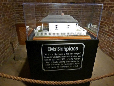 Model of Elvis' Birthplace