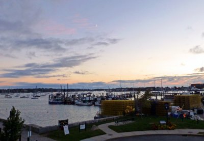 Sunset over Newport Harbor